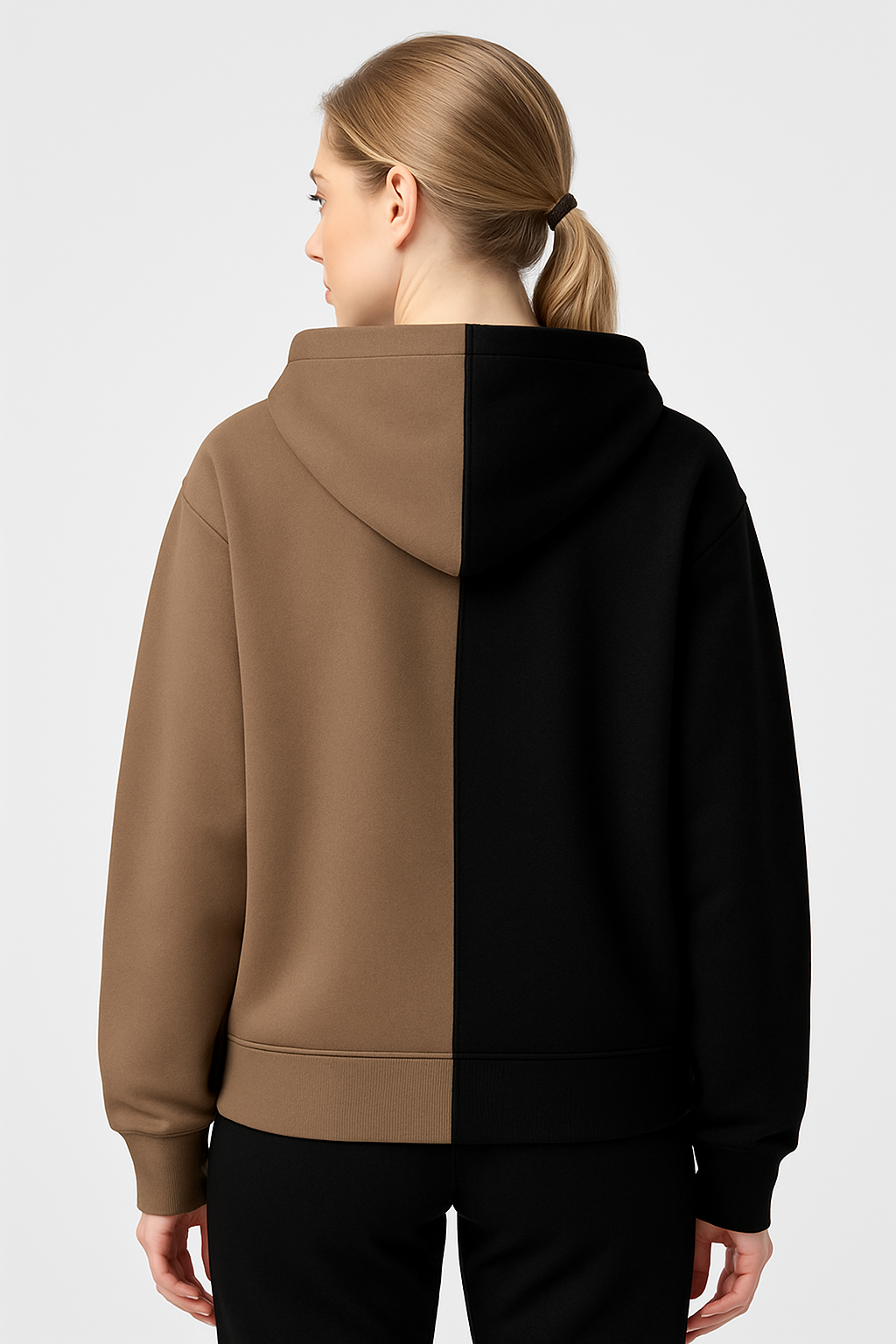 RoseSeek Men's or Women's Zip-Up Hoodie - Streetwear Graphic Sweatshirt, Dark Brown