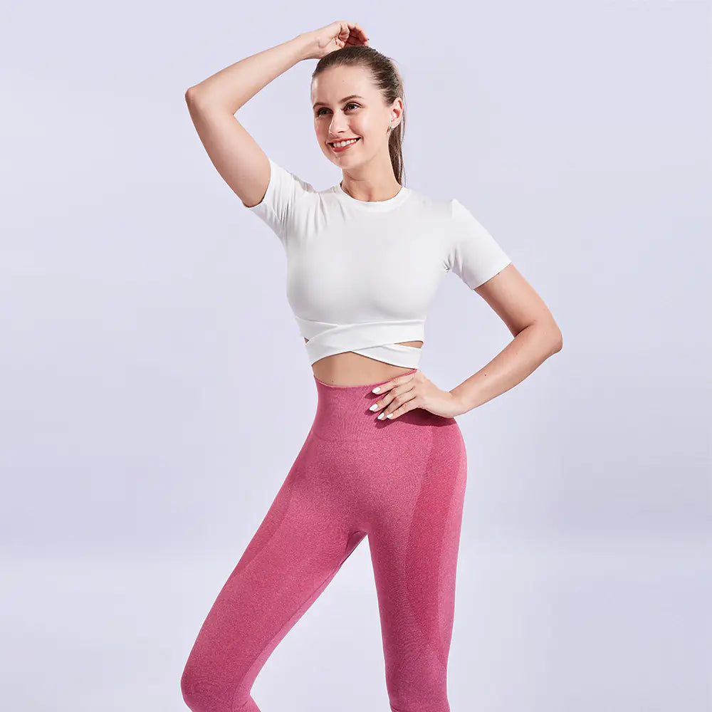 Women's Seamless High Waisted Stretch Leggings