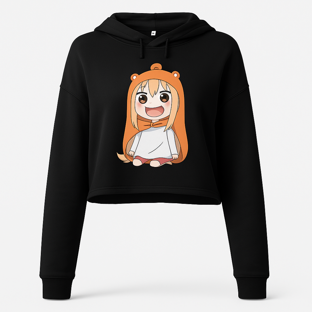 Bella Cropped Hoodie – Trendy Raw Fit