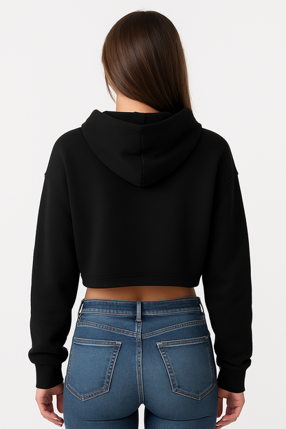Bella Cropped Hoodie – Trendy Raw Fit