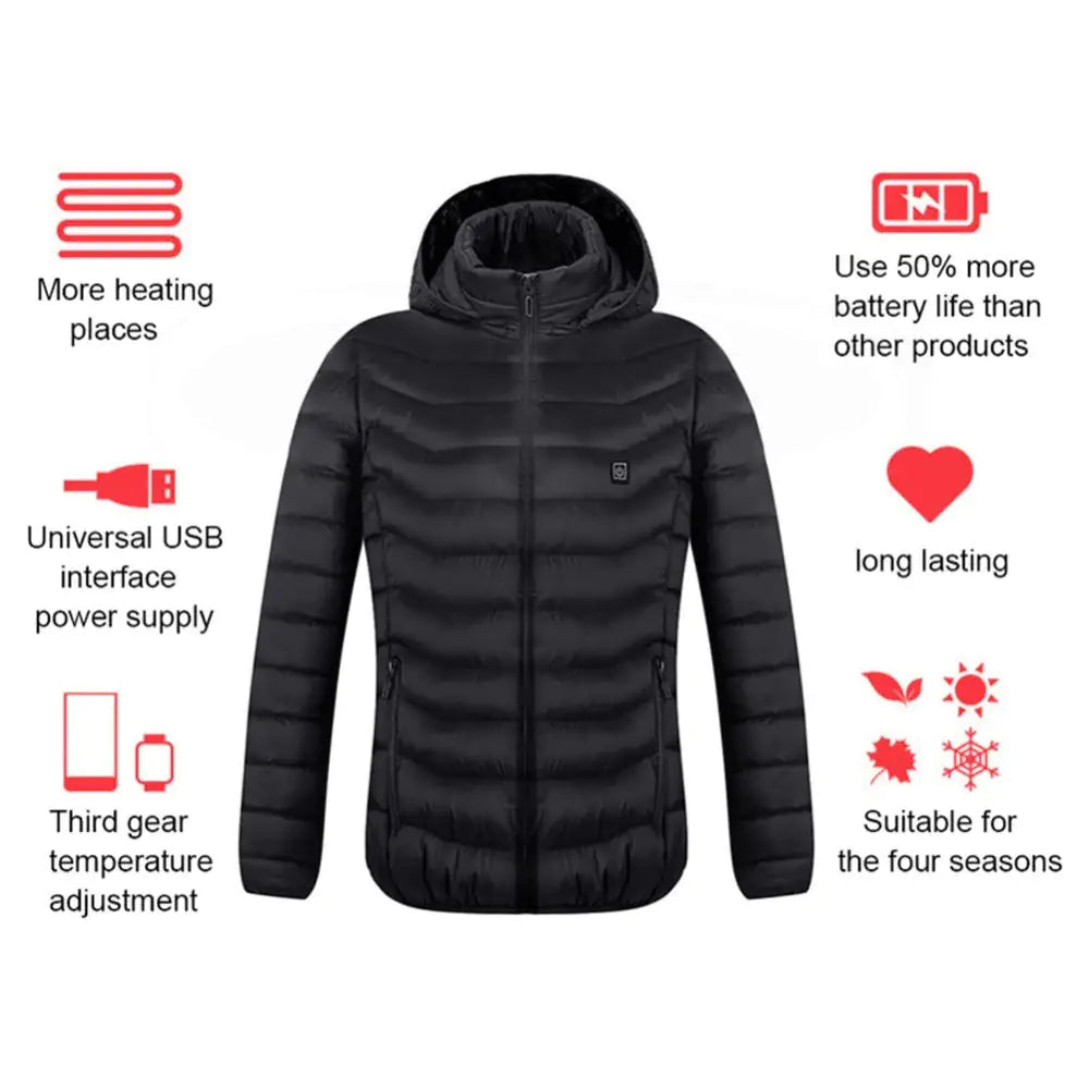 Winter USB Thermal Heated Jacket