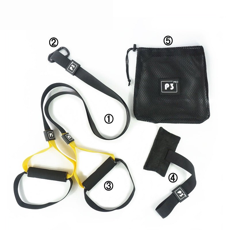 Fitness Suspension Training Belt Home P3 - TRX (Ceinture d'Entraînement en Suspension P3 - TRX) - Athlyos