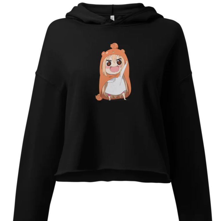 Bella Cropped Hoodie – Trendy Raw Fit