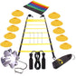 Outdoor agility ladder training ladder set jump ladder logo disc resistance umbrella pull belt agility ladder set - Athlyos