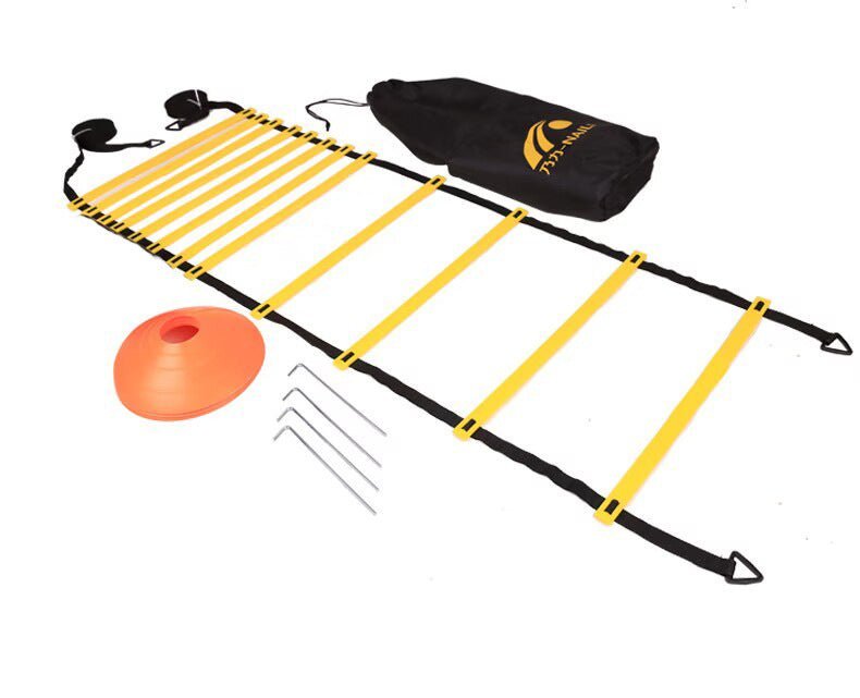 Outdoor agility ladder training ladder set jump ladder logo disc resistance umbrella pull belt agility ladder set - Athlyos